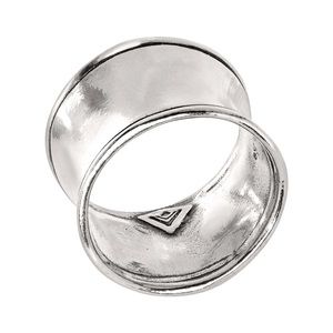 Silpada size 10 Wide Hammered Sterling Silver Ring